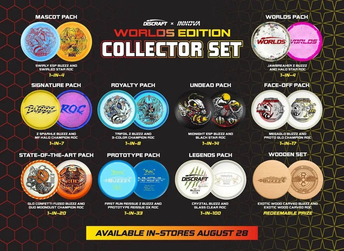 Innova+Discraft Worlds Collector Set Roc+Buzzz