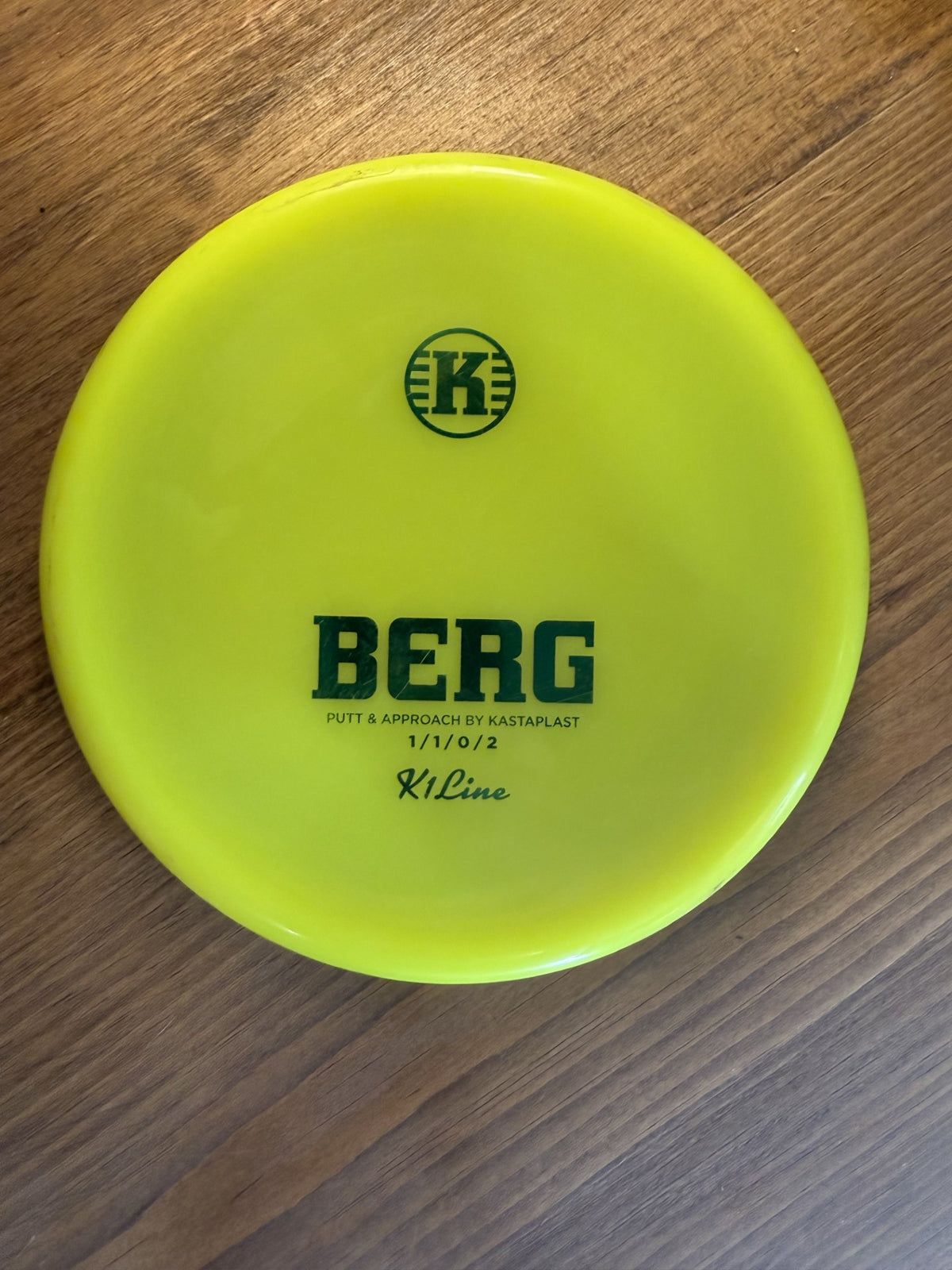 Used K1 BERG inked